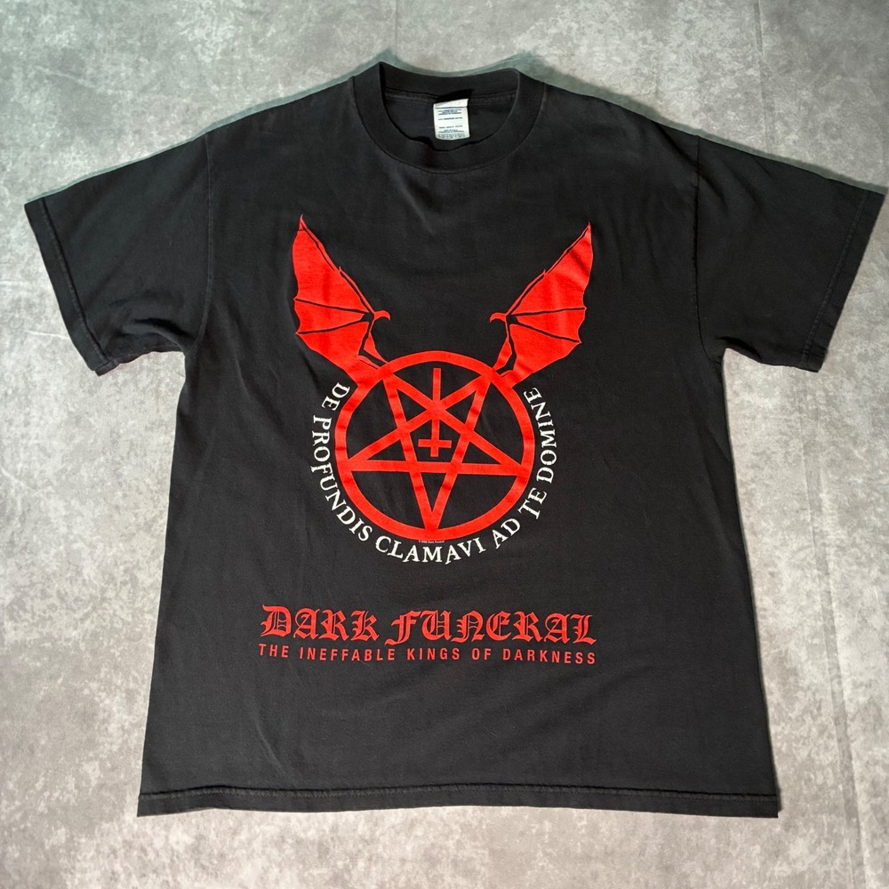 RARE 2005 Dark Funeral live in South American Black Metal Band tee GRAIL